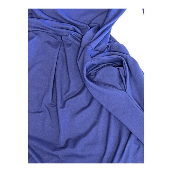 24seven Midi Length Fit N Flare Pocket Dress~Size Small~Navy Blue Comfort L11 20 - Picture 8 of 11